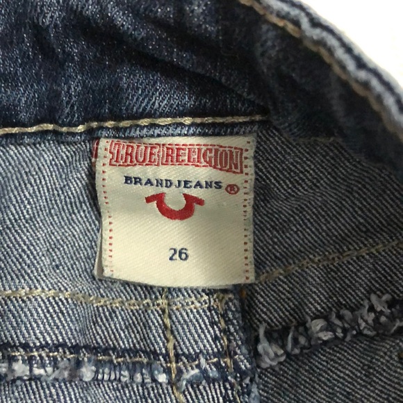 True Religion Jeans Premium Denim Straight Leg Sz 26 Made in USA PERFECT - Picture 5 of 10